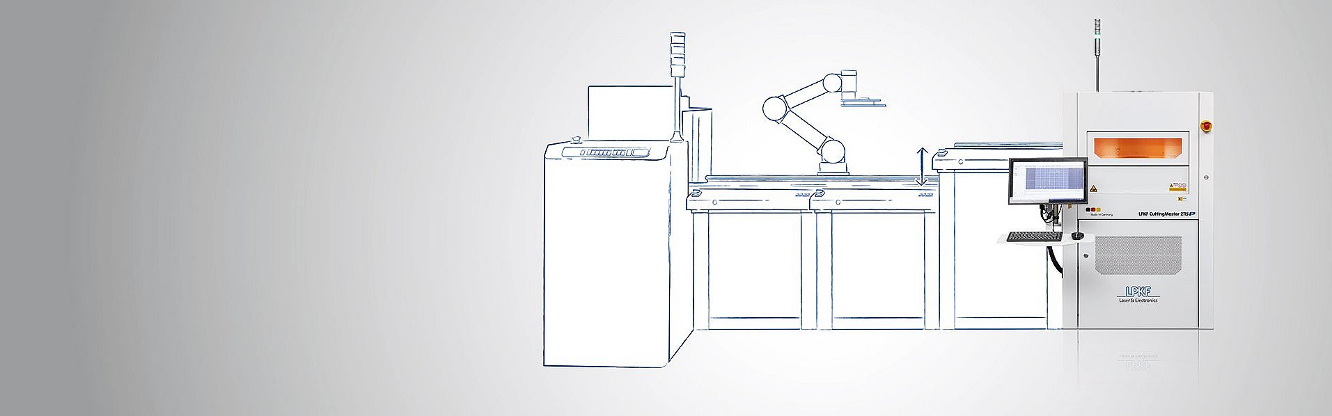 Automated cutting of printed circuit boards and panels with lasers