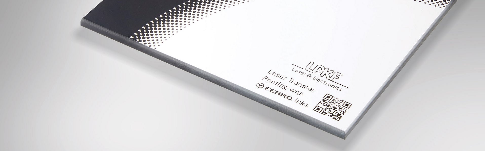 Logo print on car glass using the Laser Transfer Printing (LTP) technology