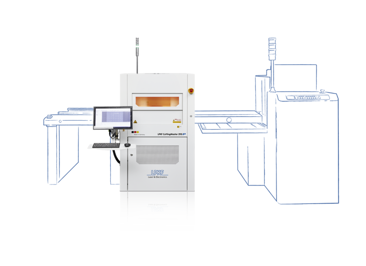 LPKF CuttingMaster 2000 -- automated handling
