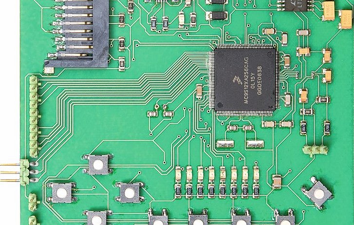 Assembled printed circuit board