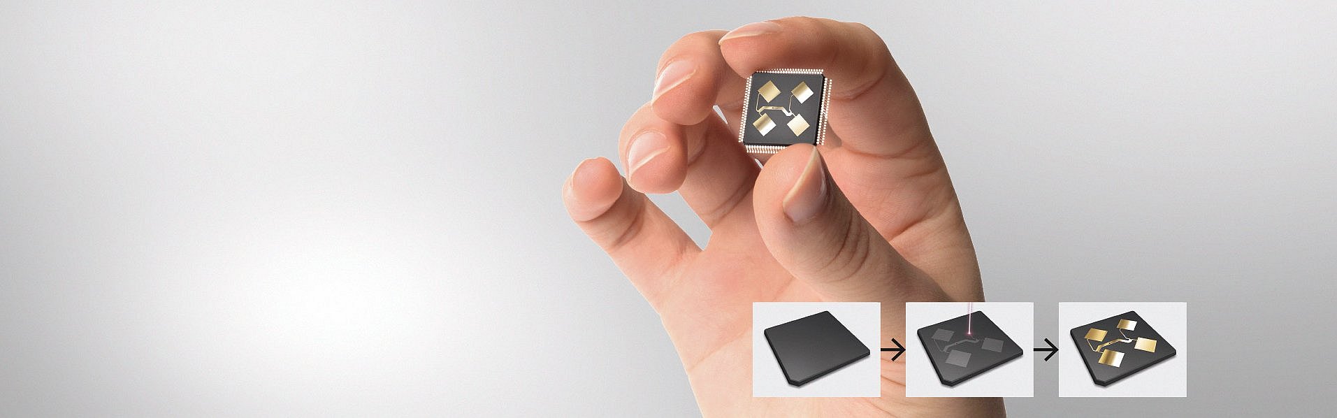 AMP technology process steps for semiconductor housings